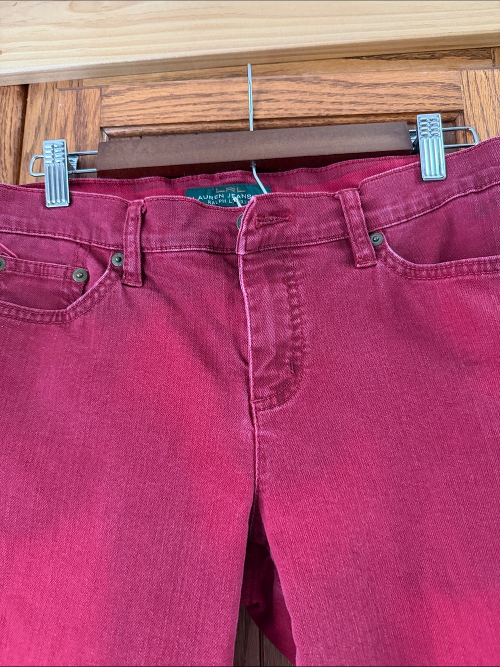 Ralph Lauren Raspberry Red Corduroy Pants - Picture 5 of 9